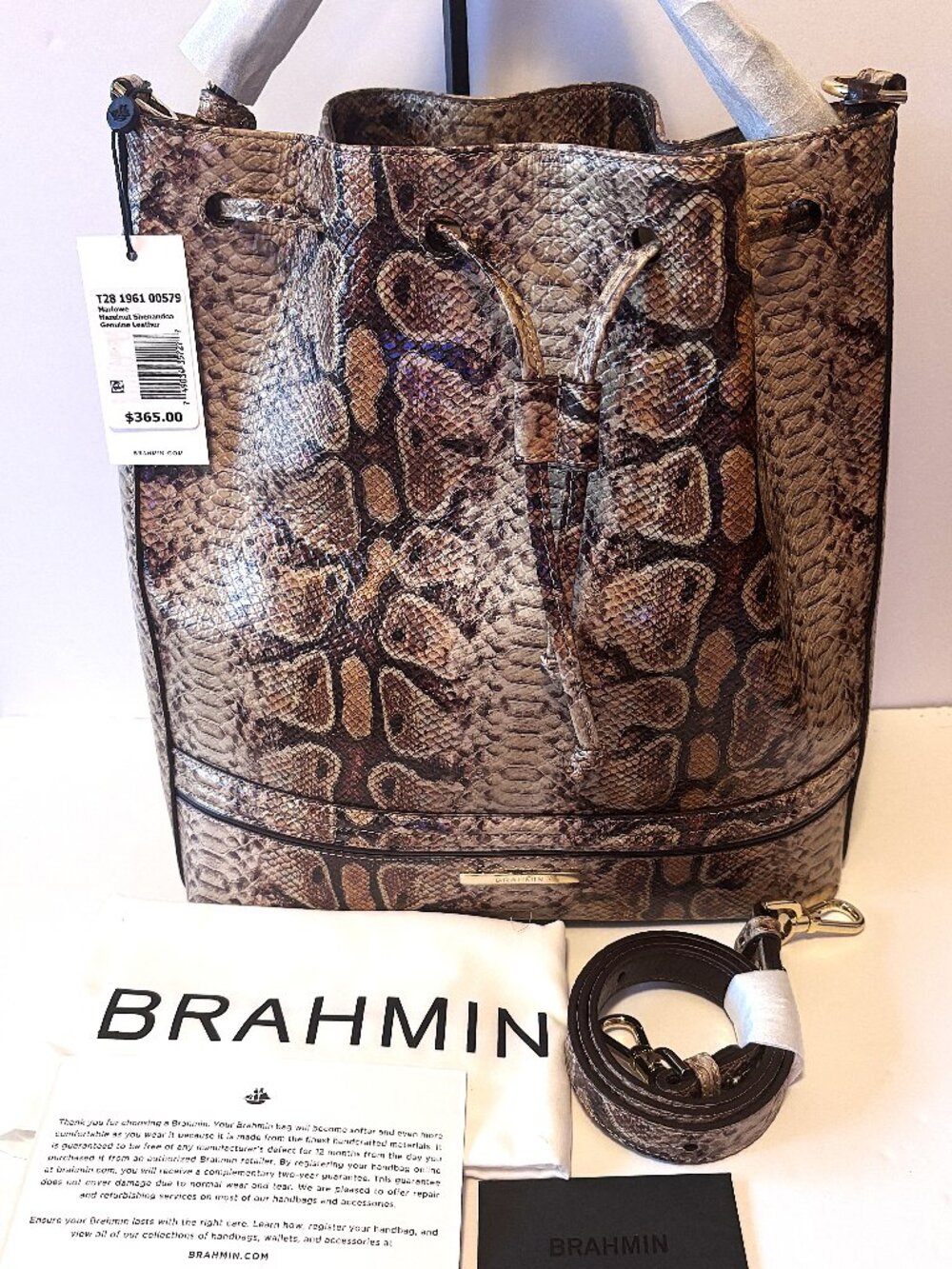 Brahmin Marlowe Hazelnut Shenandoa